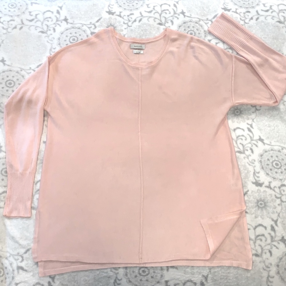 Van Heusen Crew Neck Sweater in Blush Pink